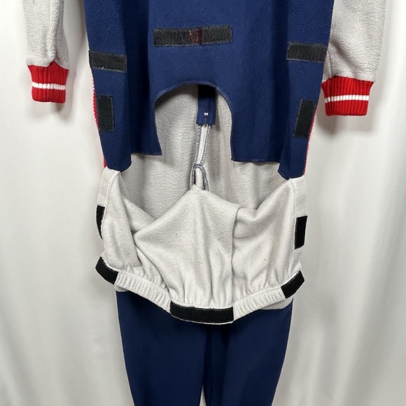 New England Patriots Sportsedo One Piece Pajama Adult Sm. Lounge Outfit Football - Picture 3 of 10